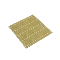 product of Korin TK-601-04 Sushi Rolling Mat, 9-2/5" x 9-2/5", Bamboo Kyo Makisu Tabletop Sushi Maker