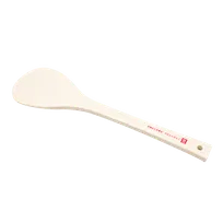 product of Korin TK-603-05 Plastic Turner, 17" Long, White, Anti-Bacterial, Dishwasher Safe