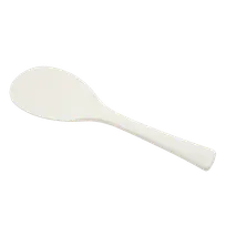 product of Korin TK-603-06 Plastic Turners, 17" Long White Kitchen Utensil, Dishwasher Safe Solid Plastic Design