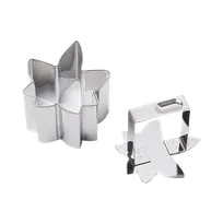 product of Korin TK-613-MOMIJI Rice Mold, 3-1/4"L x 3"W x 2-2/5"H, Stainless Steel, Leaf Design