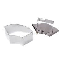 product of Korin TK-613-SUEHIRO Rice Mold, 4-1/2"L x 2-1/2"W x 2-2/5"H, Stainless Steel, Dishwasher Safe