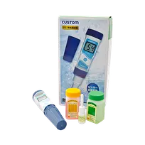 product of Korin TK-619-02 pH Meter Kit, 6.25" x 1.5" x 1.2" 0.1-14 Range, Includes Buffer, Soaking, Batteries