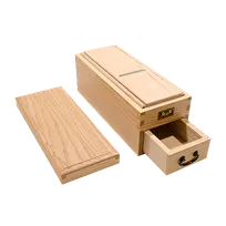 product of Korin TK-625-02N Bonito Shaver, 9-3/10"L x 3-3/4"W x 4-1/4"H, Rectangular, Wood, Natural