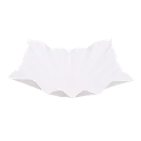 product of Korin TK-626-01 Hot Pot Paper Liner, 9" x 9" Square, White Paper, Scalloped Edges - 1/Pack