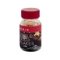 product of Korin TK-627-09 Edible Gold Flakes, 0.4g, Fine 10mm, Decorating Flakes