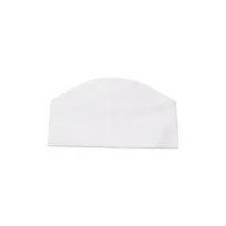 product of Korin UC-001-M Chef Hat - 22-4/5" Medium Beanie, 100% Cotton, White, Professional Kitchen Headwear