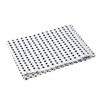 product of Korin UC-009 Chef Headband - 2" Wide White Base with Navy Blue Polka Dot Pattern, Adjustable Fit