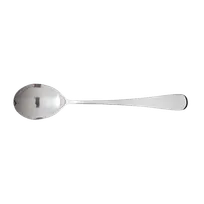 product of Libbey 002140 Solid Serving Spoon, 11 3/8" Stainless Steel One‑Piece Handle, Finish - 1/Case