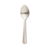 product of Libbey 101-007 Demitasse Spoon, 4¼" Length, Classic Rim II, 18/8 Stainless Steel - 36/Case