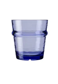 product of Libbey 109303 - Double Old Fashioned Glasses, 12 oz 355 ml, Tritan™ Blue, Freezer Safe - 12/Case