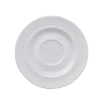 product of Reserve by Libbey 113602 - Round White Porcelain Saucer 6.25" Dia x 0.75" H, 24/Case