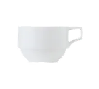 product of Libbey 1502-30220 - China Cup, 8.25 oz (2" H x 3.5" T), White Porcelain, Stackable Empire - 36/Case