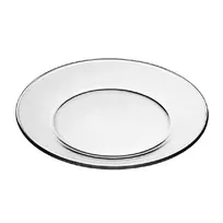 product of Libbey 1788489 Glass Dinner Plate, 10½" Round Tempered Glass, Moderno Design - 12/Case