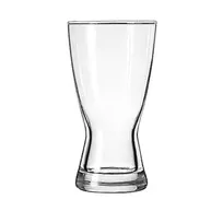 product of Libbey 181 Pilsner Glass – 12 oz Clear Stemless Hourglass, Partially Tempered, Height 6", 24/Case