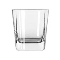 product of Libbey 2207 Rocks Glass, 9¼‑Oz Square Base, Tempered Glass, Safedge® Rim - 12/Case