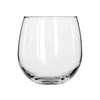 product of Libbey 222 - Stemless Red Wine Glass, 16.75 oz, 3‑7/8" Height, Tempered Glass, Safedge® Rim - 12/Case