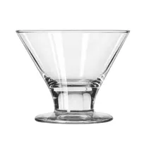 product of Libbey 3803 - 8 oz Footed Dessert Dish Safedge® Rim Embassy® Glass 3-3/8" H x 4-3/8" W 12/Case
