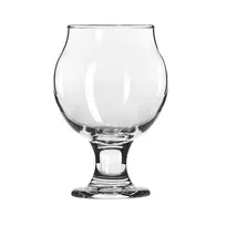 product of Libbey 3816 Belgian Beer Taster Glass, 5 oz Safedge® Rim & Foot, Tempered, 4" H x 2-3/4" D - 24/Case