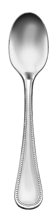 product of Libbey 407007 Demitasse Spoon – 4‑3/8" Length, 18/8 Stainless Steel, Calais Collection - 12/Case
