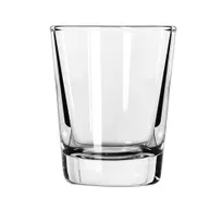 product of Libbey 48 Whiskey Shot Glass - 2 oz Plain Clear Glass, 2" H x 1½" B, Safedge® Rim, 72/Case