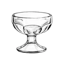 product of Libbey 5162 Sherbet Dish – 4‑1/2 oz Footed Glass Dessert Bowl, H 3‑1/8", D 3‑1/2", 4 oz - 72/Case