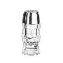 product of Libbey 5221 Salt Pepper Shaker - 1‑Ounce Glass Jar, Chrome Plated Plastic Top, Height 3‑7/8", 24/Case