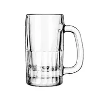 product of Libbey 5362 Beer Mug - 10 oz Stemless Glass, Clear, 5"-3/4 Height x 3"-1/8 Top Diameter- 12/Case