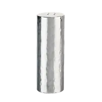 product of Libbey 6703 - Stainless Steel Pepper Shaker 1¼" Dia x 3½" H Hammered Finish Single Gauge - 6/Case