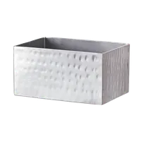 product of Libbey 6705 Sugar Packet Holder, 3.13" x 2.25" x 1.63" Stainless Steel, Sonoran Finish - 6/Case