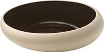 product of Playground 701181791001372 - 6-3/4" Round Coupe Rim Stoneware Plate, Eco-Gres Black 1-3/4" - 6/Case