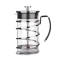 product of Libbey 73592 French Press – 34 oz (4‑Cup) Steel Frame with Glass Carafe, Clear Finish - 1/Case