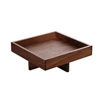 product of Playground 742890191000000 Walnut Square Stand, 7-1/8" x 2-3/4" H, Natural Wood, 1-4" Height, Case