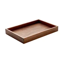 product of Playground 742890691000000 Walnut Wood Platter 11" x 7-1/8", Microwave and Dishwasher Safe - 1/Case
