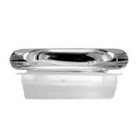 product of Libbey 75099 Lid - Flat Clear Glass Lid with Plastic Filter, 2" Size for 726 & 728, 72/Case