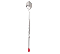 product of Libbey 75111 Bar Spoon – 11" Stainless Steel with Red Knob, Professional Bartending Tool - 24/Case