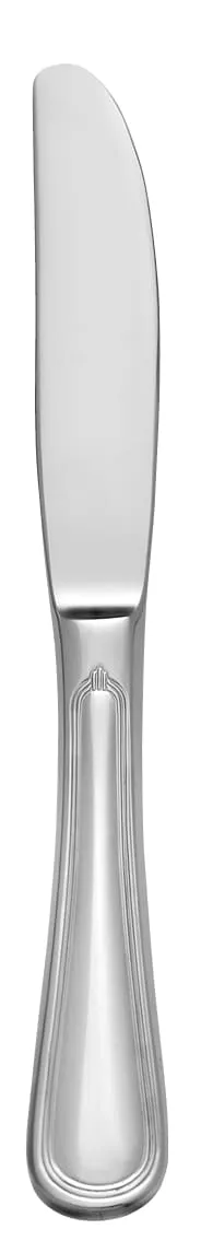 product of Libbey 774 554 - 7" Bread & Butter Knife, 18/8 Stainless Steel Solid Handle, Geneva Design - 12/Case