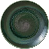 product of Heart & Soul 801122141000103 Avocado Porcelain Round Plate 8.27" Diameter Coupe Rim - 6/Case