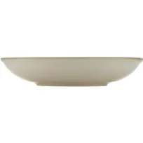 product of Heart & Soul 801132341000102 Deep Coupe Porcelain Plate, 9.13" x 9.13" Round Cumin Finish - 6/Case
