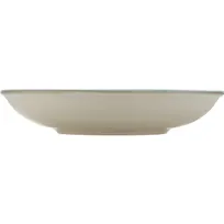 product of Heart & Soul 801132341000103 Avocado Porcelain Deep Coupe Plate 9.13" x 9.13" x 1.77" Rim - 6/Case