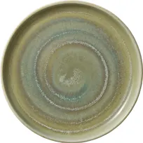 product of Heart & Soul 801182141000104 Round Porcelain Plate, 8.5" Diameter, Thyme Color, Flat Edge - 6/Case