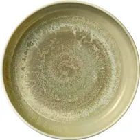 product of Heart & Soul 801192141000104 China Plate, Round Deep Rim Porcelain, Thyme, 8" x 8" x 1.89", 6/Case