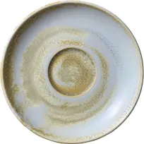 product of Heart & Soul 801692141000100 Round Porcelain Saucer Breeze, 5.51" Dia x 0.87" H - 6/Case