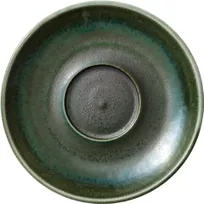 product of Heart & Soul 801693441000103 Round Porcelain Saucer, 6.1" Diameter Avocado Finish, 6/Case