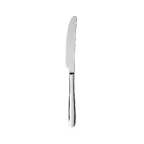 product of Libbey 804 5511 Dessert Knife – 8¼" Rounded Handle, 13/0 Blade, 18/0 Mirror Finish, Novara - 12/Case