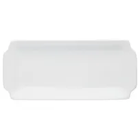 product of Libbey 840-901-136 Dessert Dish, 14" L x 6¼" W x 1¼" H, White Porcelain, Narrow Rim - 6/Case