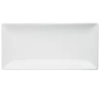 product of Libbey 840-901-157 Sushi Platter 15" x 7¼" x 1¼" White Porcelana™ Porcelain - 6/Case