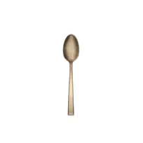 product of Reserve by Libbey 902001 Teaspoon 6-3/8" 18/10 Stainless Steel Santorini Gold Satin Finish - 12/Case