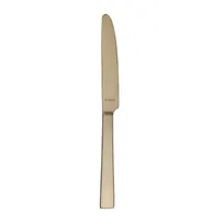 product of Reserve by Libbey 9025921 Dinner Knife, 9 1/2" Tip, 13/0 Blade, 18/10 Handle, Gold Finish - 12/Case