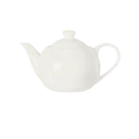 product of Libbey 905356903 Teapot, 14 oz (7" dia x 4" H), Porcelain, White Royal Rideau - 12/Case