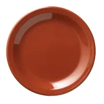 product of Libbey 906045009 - 6¼" Red Cantina® Melamine Plate, 6.25" Dia x 0.875" H, Narrow Rim - 12/Case